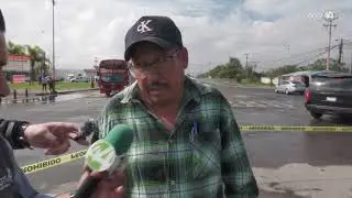 Tromba abre socavón de dos metros en Avenida Adolfo Horn