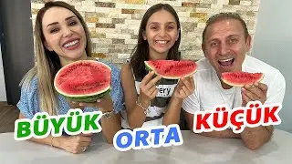 BÜYÜK, ORTA veya KÜÇÜK YEMEK YARIŞMASI !?