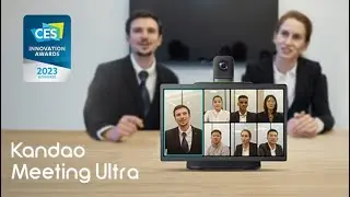 Kandao Meeting Ultra | 360° 4K AI Conference System with Dual Touch Screens
