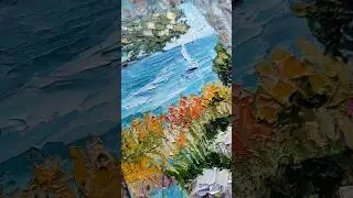 цветы у моря