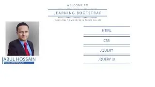 Bootstrap 4 to WordPress Theme Development Complete Course |  Bootstrap | WordPress | jQuery