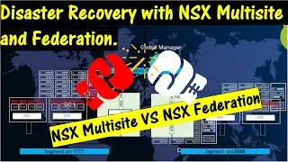 Disaster Recovery with NSX Multisite and NSX Federation. \\NSX Multisite vs NSX Federation