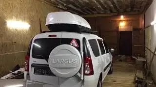 Какой Автобокс ставят на автомобиль Лада Ларгус,крепление запасного колеса для Ларгуса,запчасти