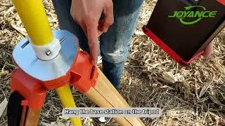 How to use JOYANCE agricultural sprayer drone with RTK