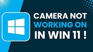 Camera Not Working in Windows 11 Fix !
