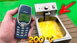 NOKIA 3310 ЖАРИТСЯ во ФРИТЮРЕ и ЗВОНИТ.. ?!