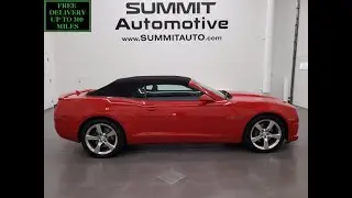 2012 CHEVROLET CAMARO 1SS RS CONVERTIBLE VICTORY RED WALK AROUND REVIEW 12108Z SOLD!