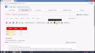 how to create Simple HTML Table in 2 min