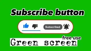 Top 10 subscribe button green screen || subscribe button || 
