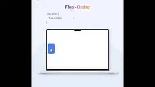 Flex order in css #css #cssdesign #css3 #cssmcq #cssloader #csshovereffect #tailwindcss #bootstrap