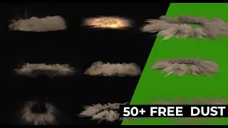 Green Screen Dust Shock wave 50+ 4K Dust Effects | free Download