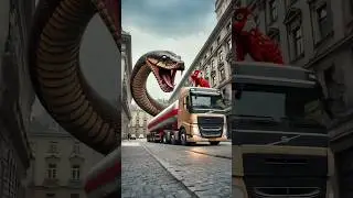 Evolution from Tanker Truck Chased by Giant Snake to Wooden House and Big Old Tree