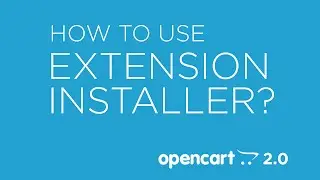 OpenCart 2.0 - Extension Installer