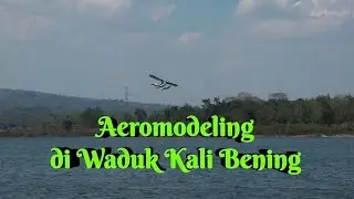 Pesona Pesawat Aeromodeling di Waduk Kali Bening