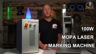 100W Mopa laser marking machine, 2.5d laser engraving machine