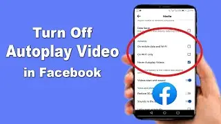 How to Turn Off Auto Play Video in Facebook in 2023 ||  Auto play video off in Facebook