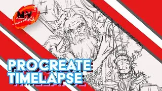 Procreate Sketch Timelapse on iPad Pro