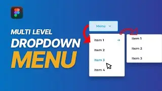 How to Make Figma Dropdown Menu Animation - Figma Dropdown Menu Hover