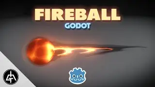 GODOT VFX - Fireball Projectile Effect Tutorial