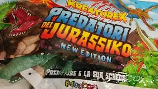 Распоковка антистресс-динозавр от фирмы Sbabam. kreaturex Predatori del Jurassiko.