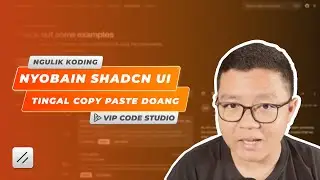 Nyobain Shadcn UI, Ternyata Tinggal Copy Paste Doang !!