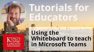 Using the Whiteboard within Teams to teach