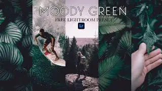 Lightroom Mobile Preset Free DNG | Moody Green Lightroom Preset Free