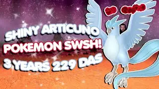 Shiny Articuno Pokemon SWSH 229 DAs 3 Years + 7 Phases