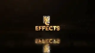 After Effects Gold Particles Logo intro || KC Effects
