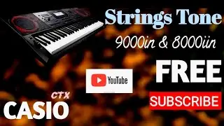 Casio ctx 9000in me strings tone kaise edit karen || how to edit tone in casio ct x9000in ||