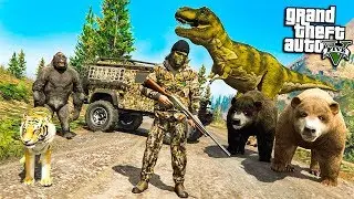 ОХОТА НА ЭКЗОТИЧЕСКИХ ЖИВОТНЫХ В ГТА 5 МОДЫ ОБЗОР МОДА GTA 5 ИГРЫ ВИДЕО MODS