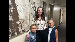Two young artist spread their wings and help with The Butterfly Collection