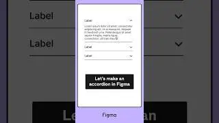 Let's make a bouncy accordion in Figma #shorts