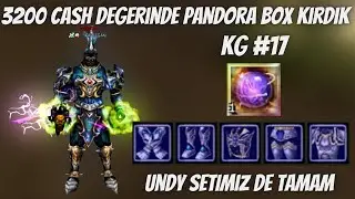 KARLIGAN'IN GÜNLÜĞÜ #17 / 3200 CASH DEĞERİNDE PANDORA BOX KIRDIK ! / UNDY SETİMİZ DE TAMAM