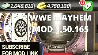 WWE MAYHEM MOD 1.50.165 review LOOTCASE opening