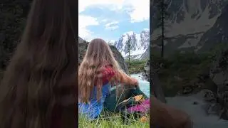 Лучший способ перезагрузить себя #поход #Алтай Шавлинские озера #shorts