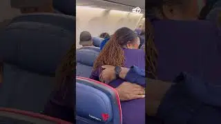 Flight attendant has a surprise reunion with her dad on his flight