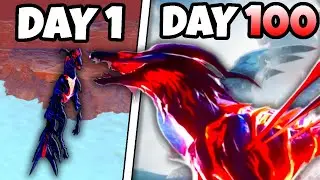 I Spent 100 DAYS as HALLUCINIX DEV KAIJU in Creatures Of Sonaria