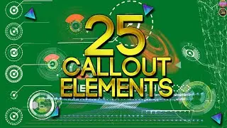 CallOut Asset Pack Green Screen+Overlays | 