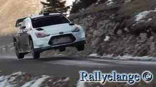 test Hyundai Loeb Neuville mikkelsen Rallye Monte Carlo 2019