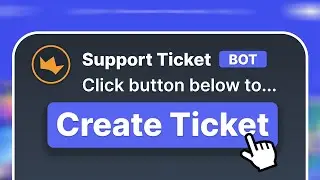 Setup Ticket Tool Bot In Your Discord Server 2025