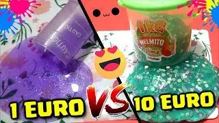 SLIME da 1 EURO VS SLIME da 10 EURO! DIFFERENZE! Slime CINESE Vs Slime ORIGINALE! By FrancyDreams