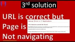 Server Error in App Resource Can't be found, URL is correct but href is not working in .net