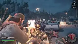 Days Gone БОЛЬШАЯ Орда С Лоберт-Дроу-Ридж Вынес не получая урона.