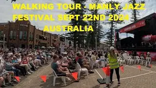 MANLY JAZZ FESTIVAL WALKING TOUR SEPT 22ND 2024