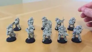 Legion Tactical Marine Squad: MKII Crusade Armour & Accesories by Forge World Model Review