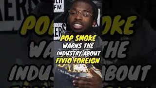 Pop Smoke tells the future of Fivio Foreign’s Career **UNBELIEVABLE** ￼