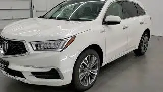 2019 ACURA MDX SPORT HYBRID TECHNOLOGY IN WHITE DIAMOND PEARL WALK AROUND REVIEW 11698Z SOLD!