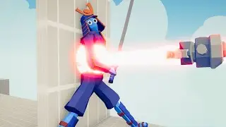 NEON BEAM PINNING EVERY UNIT TO THE WALL - TABS Totally Accurate Battle Simulator2