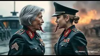Tow Russian officer on Duty kissing  ! Lesbian Kissing video